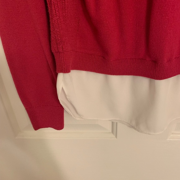 LOFT magenta sweater - Picture 3 of 4